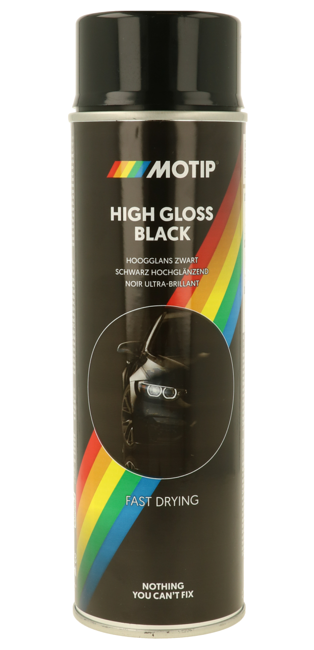 Festék Motip High Gloss Black 500ml