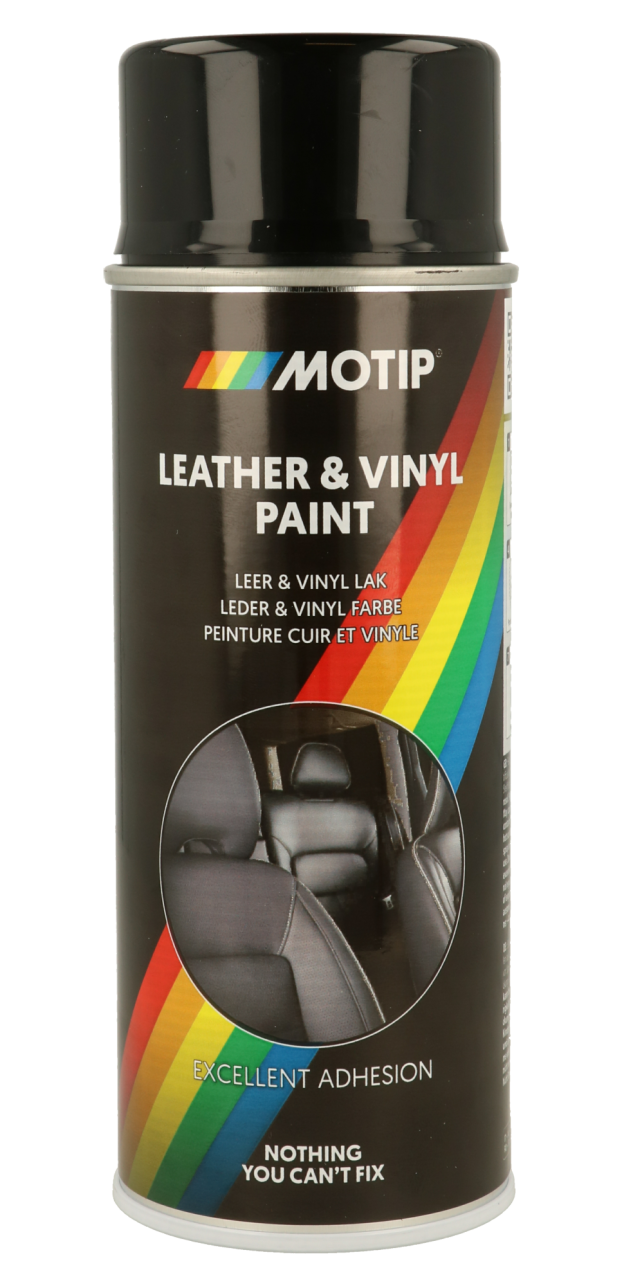 Bőr és vinilfesték Motip Leather & Vinyl paint fekete 400ml