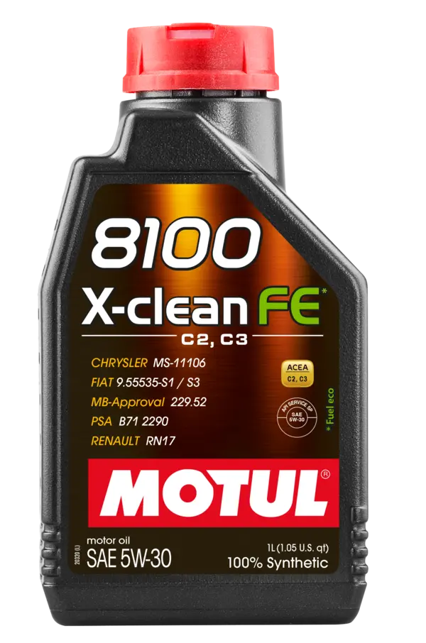 Motorolaj 5W-30 1L Motul 8100 X-Clean FE 5W-30 1L