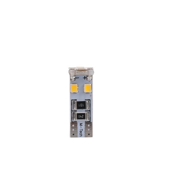 M-Tech T10 LED P 8x3528 SMD Can-Bus fehér színű (pár) 