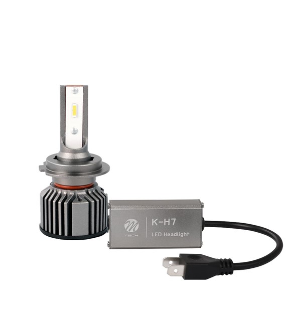 M-Tech, LED H7 izzó, 250%, Fehér fényű, Új generációs, Pro series szett