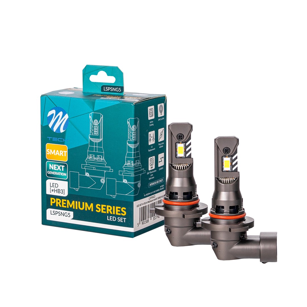 M-Tech, Premium series NG, Okos LED izzó, HB3, Aktív hűtéssel, 6000K, 70W