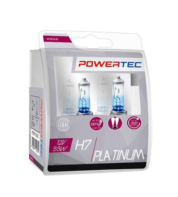 Powertec Platinum +130% H7 12V DUO 