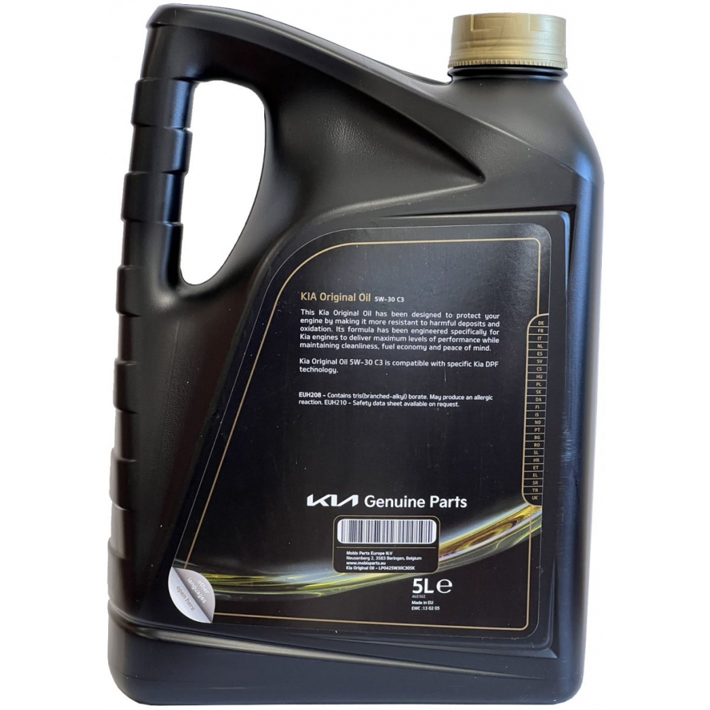 Motorolaj 5W-30 5L KIA Original 5W-30 C3 5L