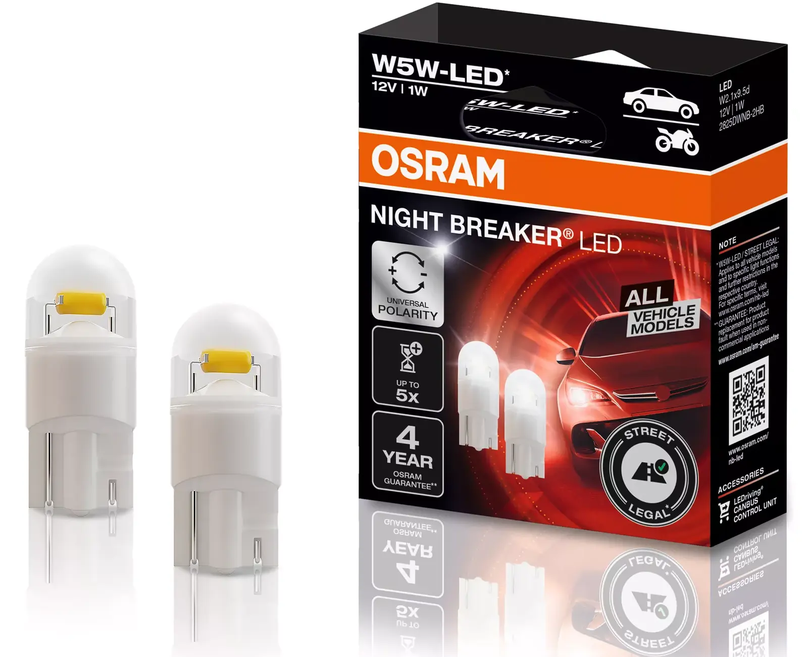 LED izzó Osram Night Breaker LED W5W