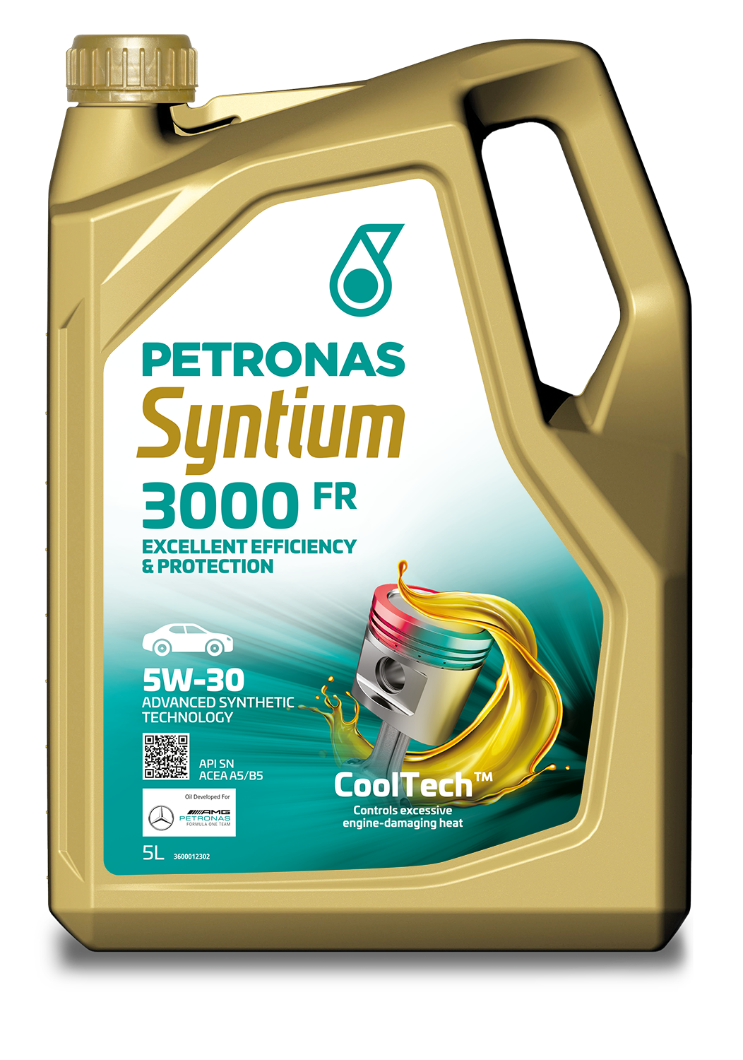 MOTOROLAJ 5W-30 5L PETRONAS SYNTIUM 3000 FR