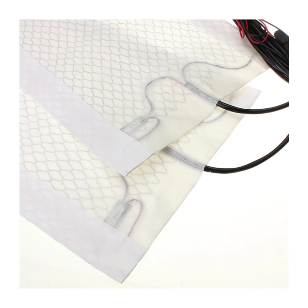 Beépíthető karbonos ülésfűtés 12V-os, 2 fűtőlap, 1 ülésre, 7 év garancia