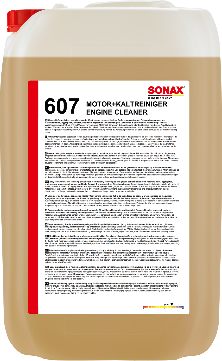 Sonax Motor+Kaltreiniger 25L Motor És Hidegtisztító 