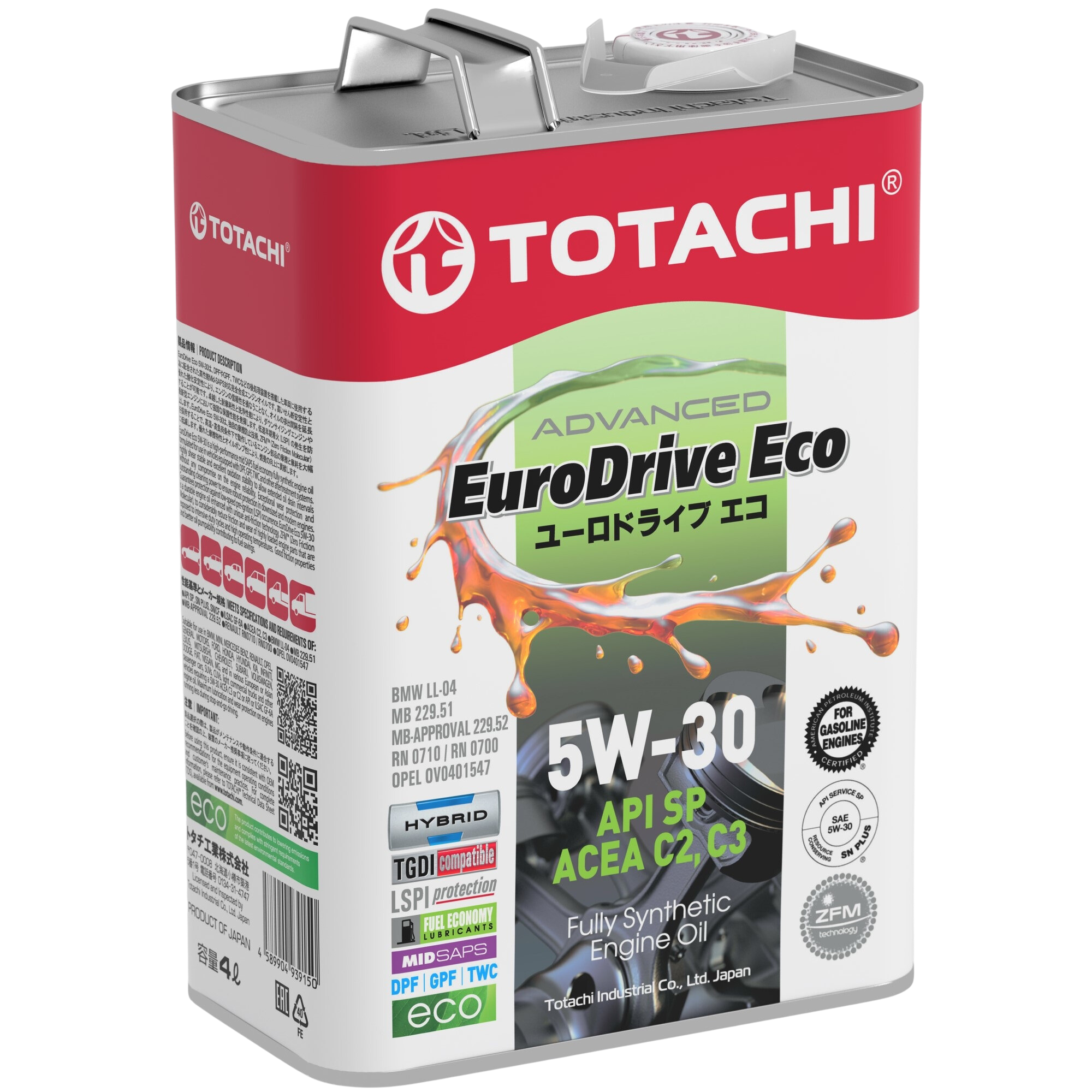  Totachi EuroDrive Eco 5W-30 4L