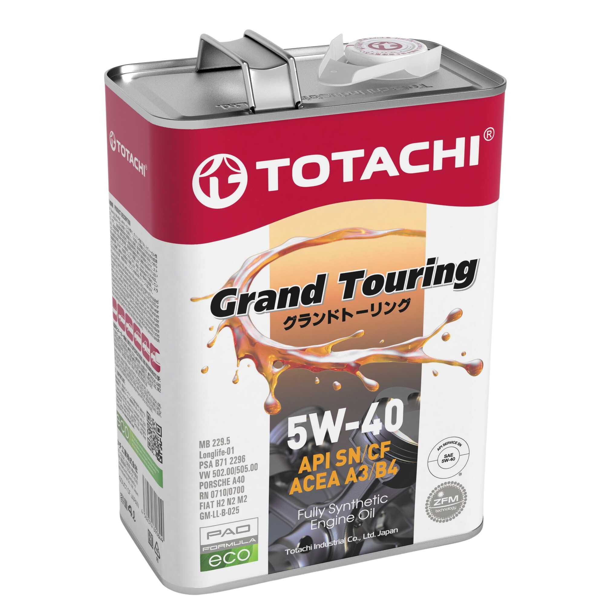 Motorolaj 5W-40 4L | Totachi Grand Touring 5W-40 4L