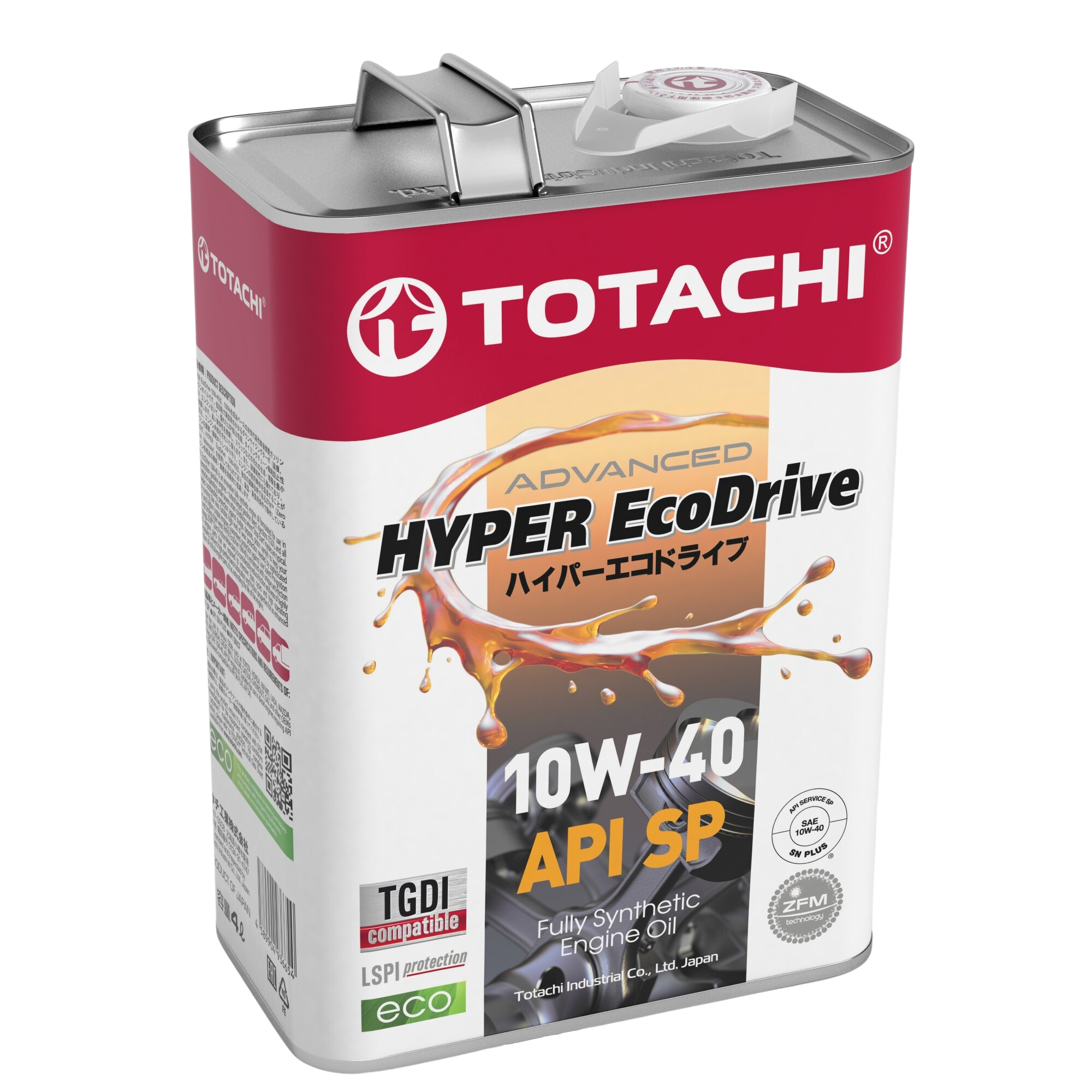 Motorolaj 10W-40 4L | Totachi Hyper EcoDrive 10W-40 4L