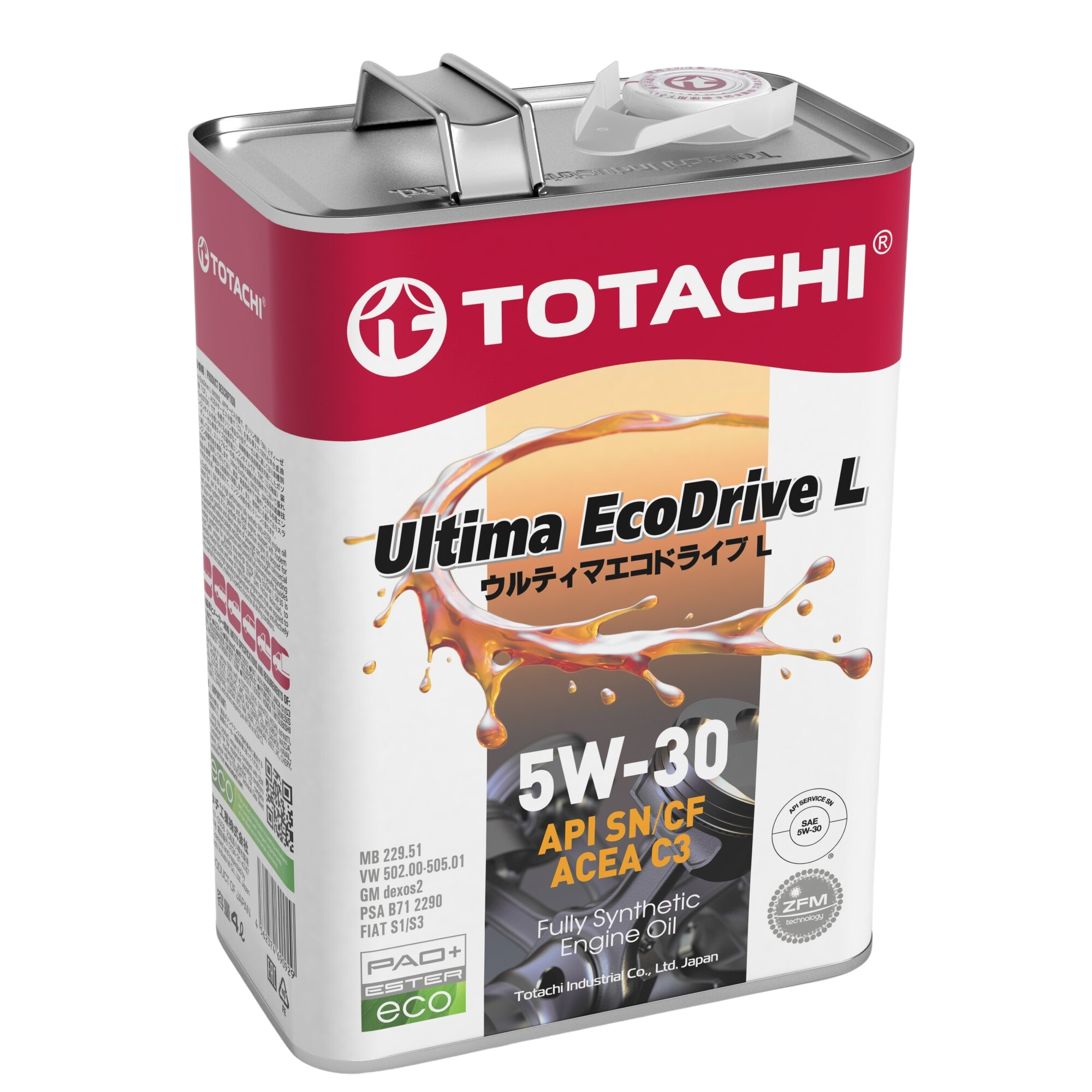 Motorolaj 5W-30 4L | Totachi Ultima EcoDrive L 5W-30 4L