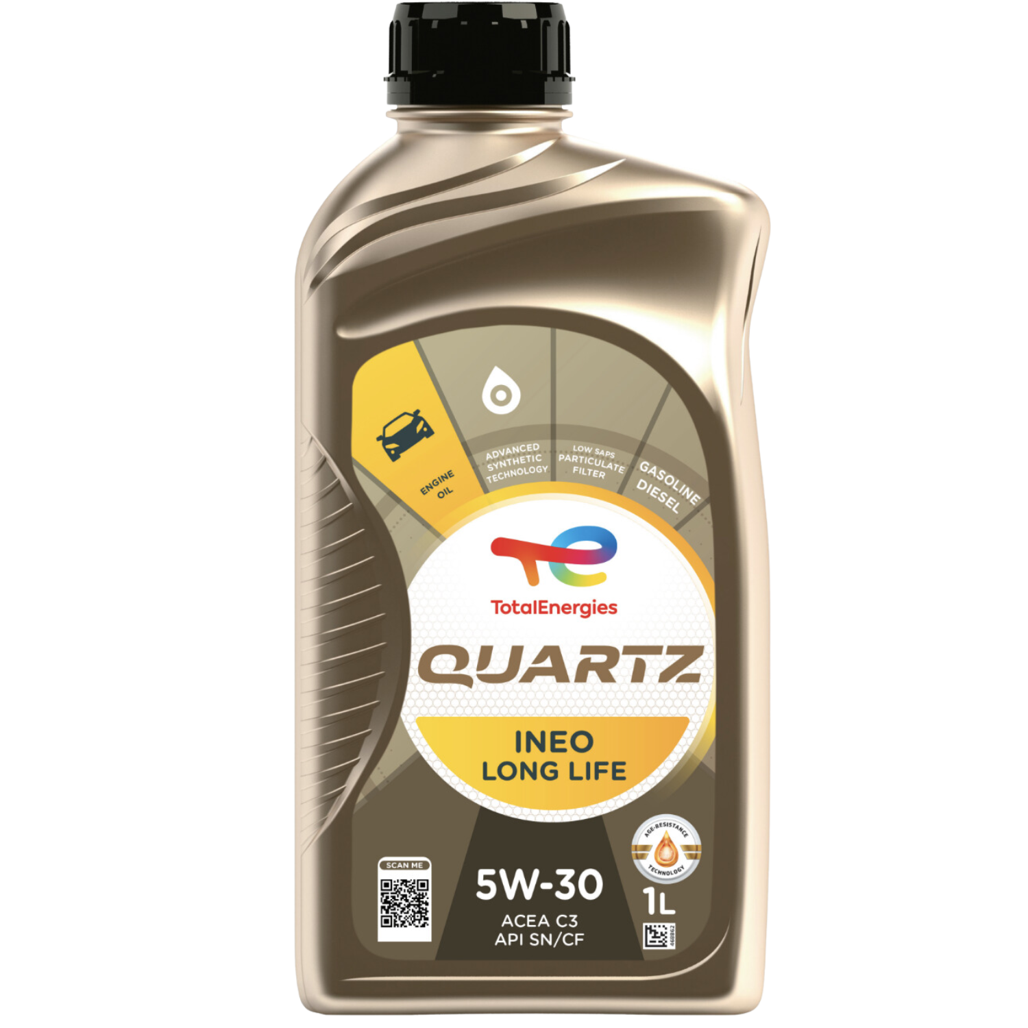 Motorolaj 5W-30 1L Total Quartz Ineo Long Life