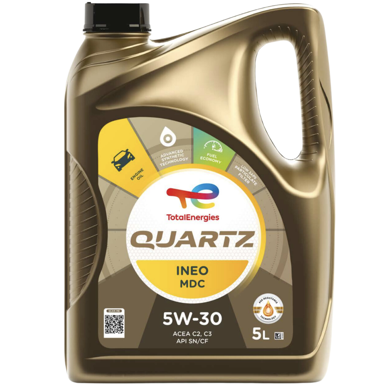 Motorolaj 5W-30 5L Total Quartz Ineo MDC