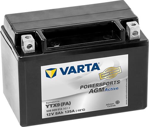 Akkumulátor Varta - 12v 8ah - Factory Activated AGM YTX9-4
