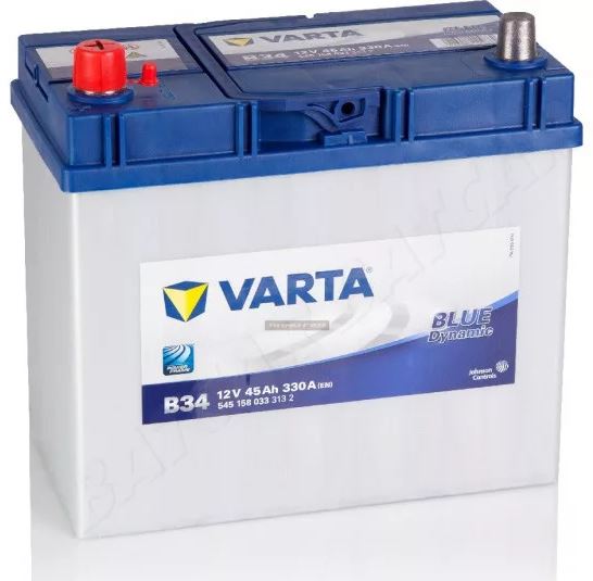 Akkumulátor Varta Blue - 12v 45ah - bal+ ázsia, vastag sarus 26  5451580333132 *P1 a ZS+U webáruházból