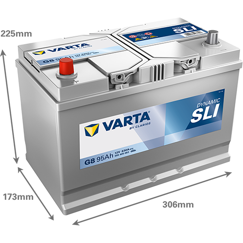 Akkumulátor VARTA DYNAMIC SLI 12V 95Ah 830A Bal+