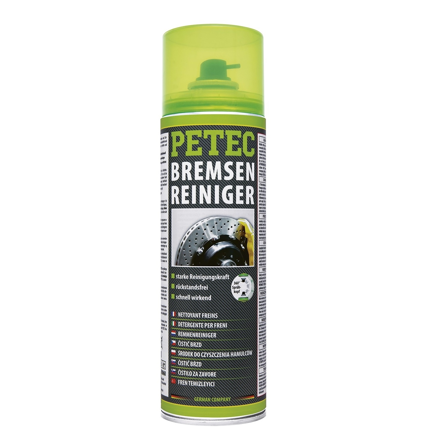 Féktisztító spray PETEC Bremsen Reiniger 500ml