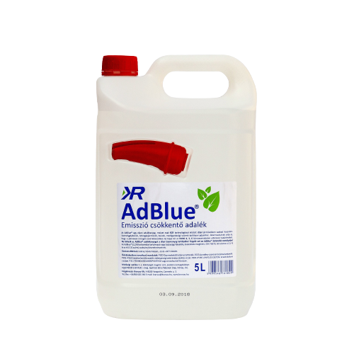 SCR adalék Adblue 5 liter + kiöntő tölcsérrel
