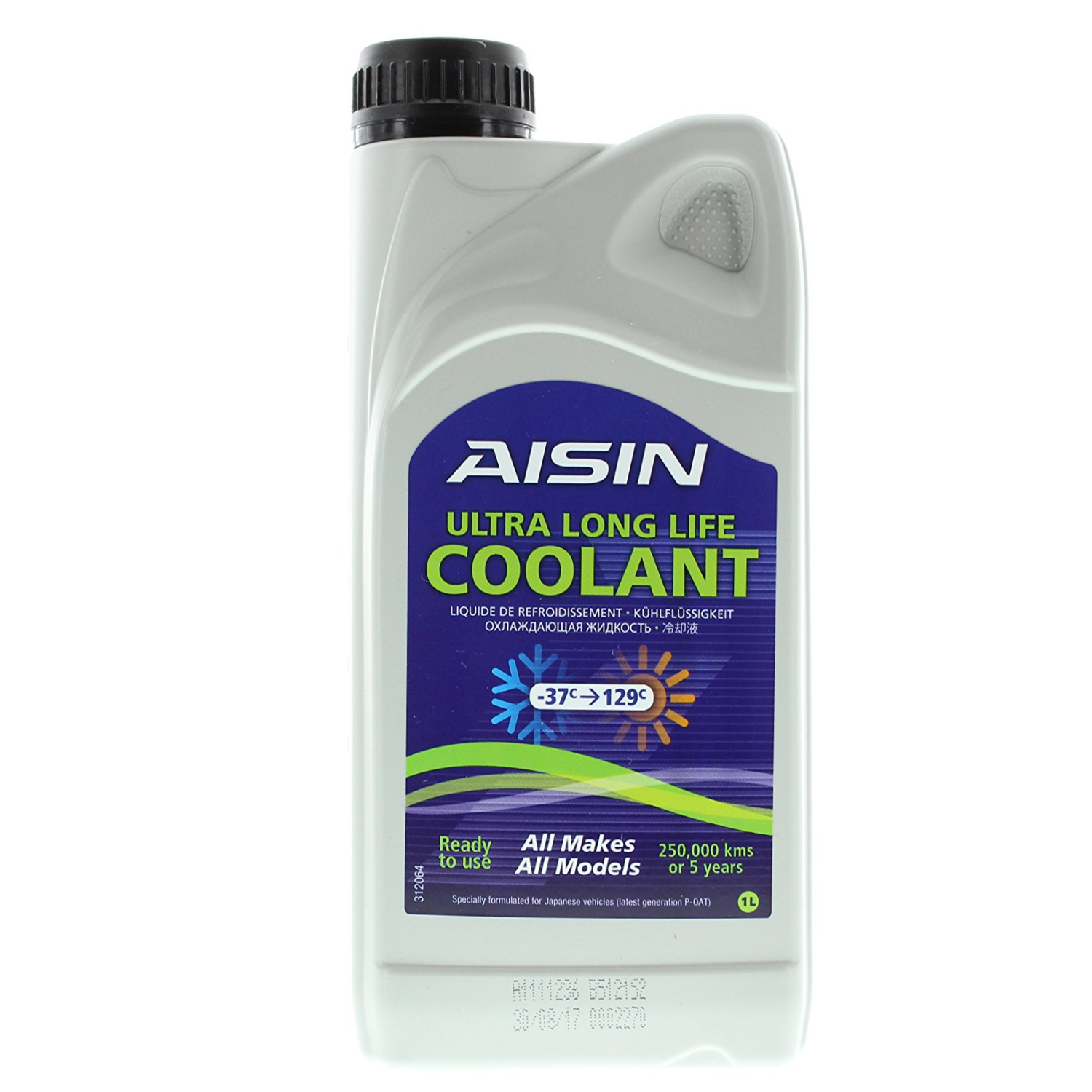 Fagyálló folyadék kék 1L Aisin Ultra Long Life Coolant 1L