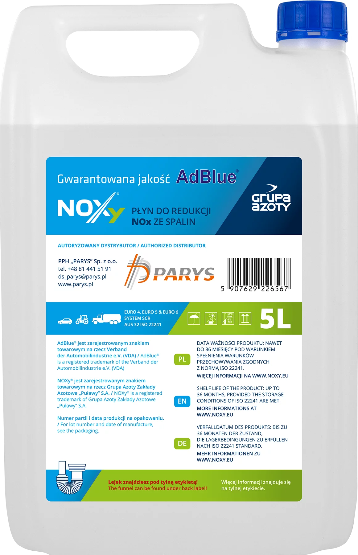 AdBlue adalék Noxy Adblue 5L