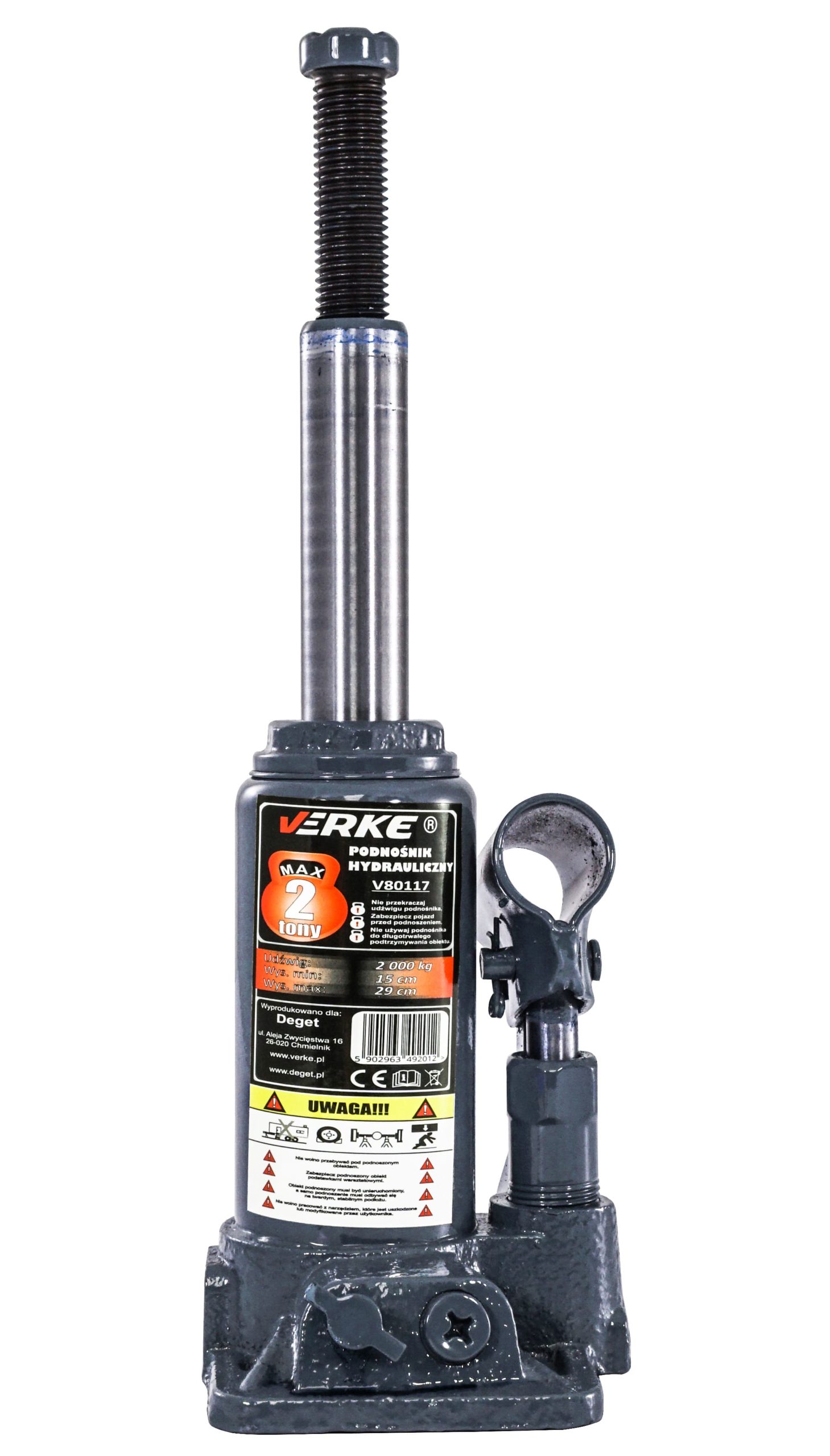 Emelő hidraulikus 2T 150-295mm palack emelő