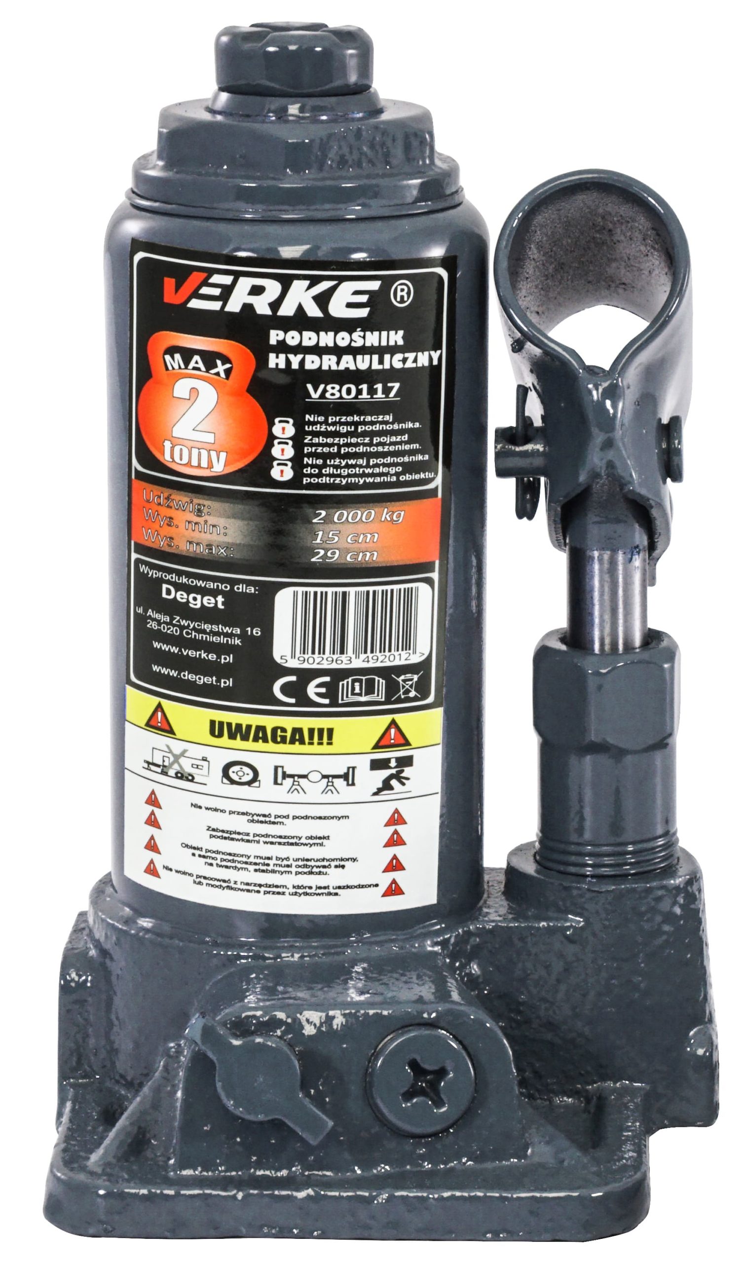 Emelő hidraulikus 2T 150-295mm palack emelő