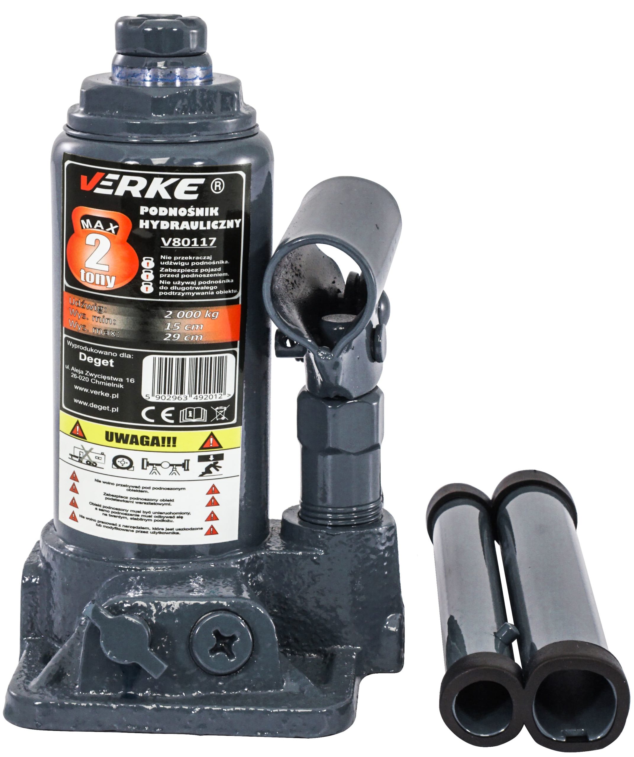 Emelő hidraulikus 2T 150-295mm palack emelő