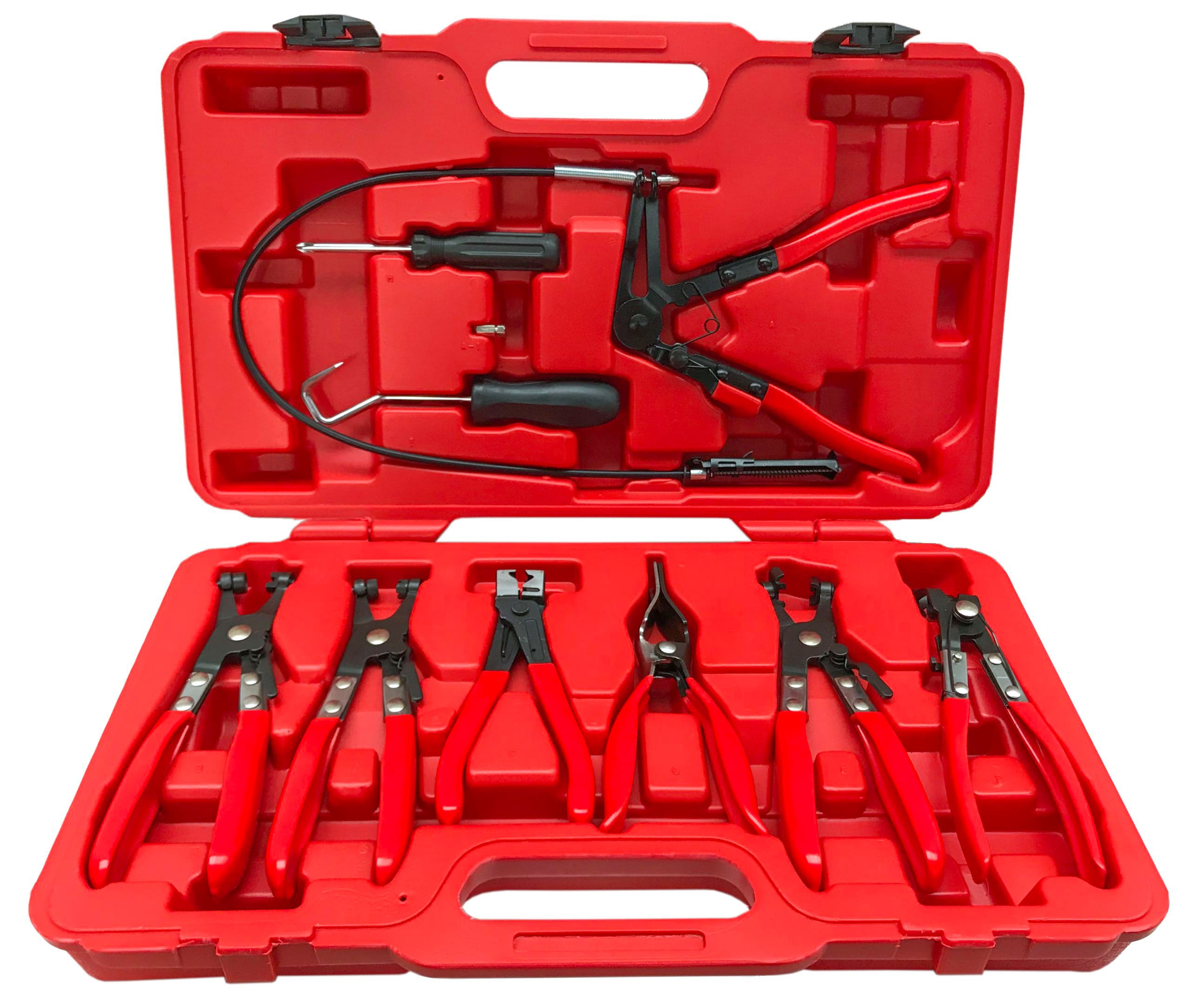 Vízcső bilincs fogó szett 9db-os Verke bilincs fogó készlet