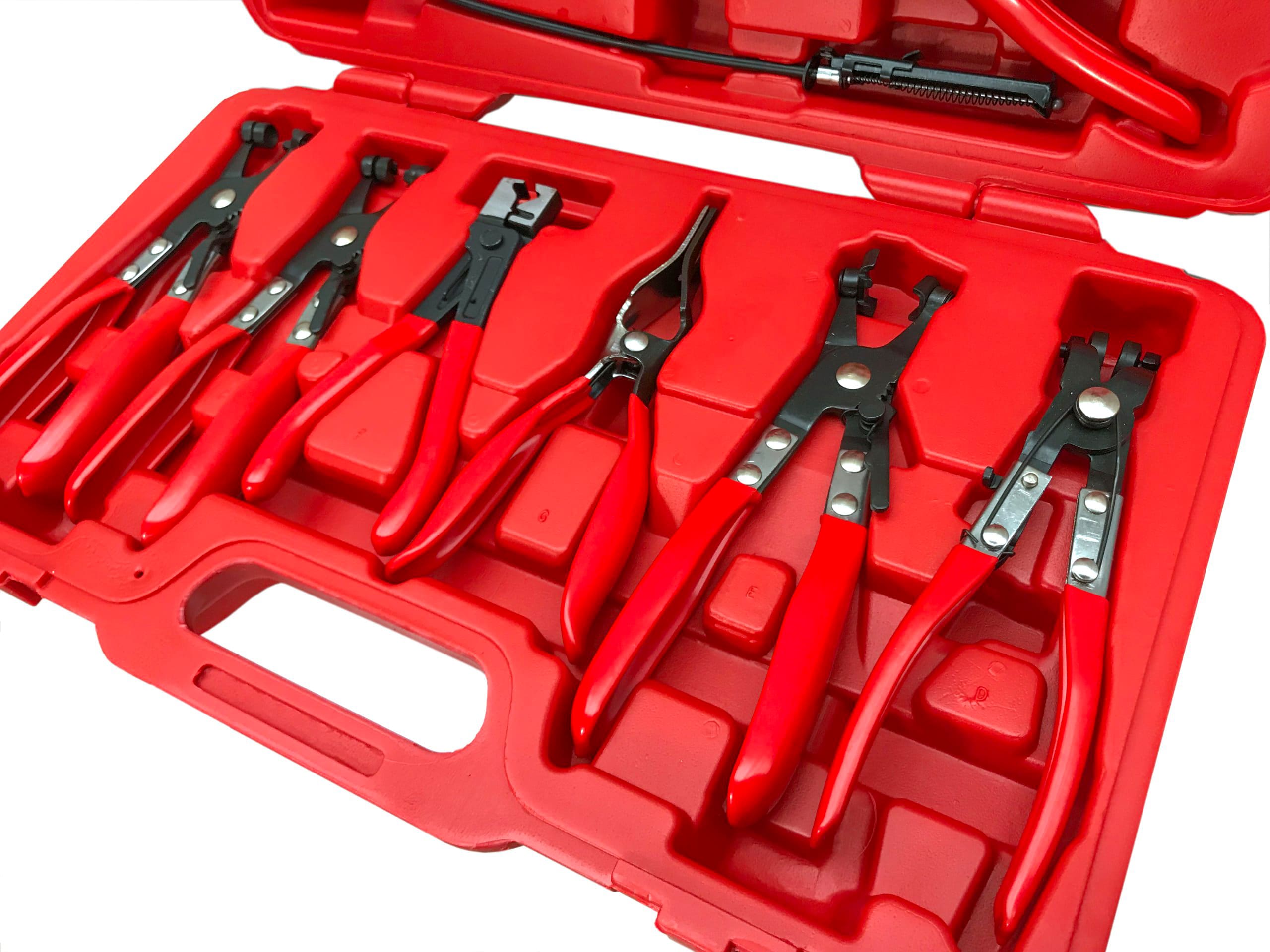 Vízcső bilincs fogó szett 9db-os Verke bilincs fogó készlet