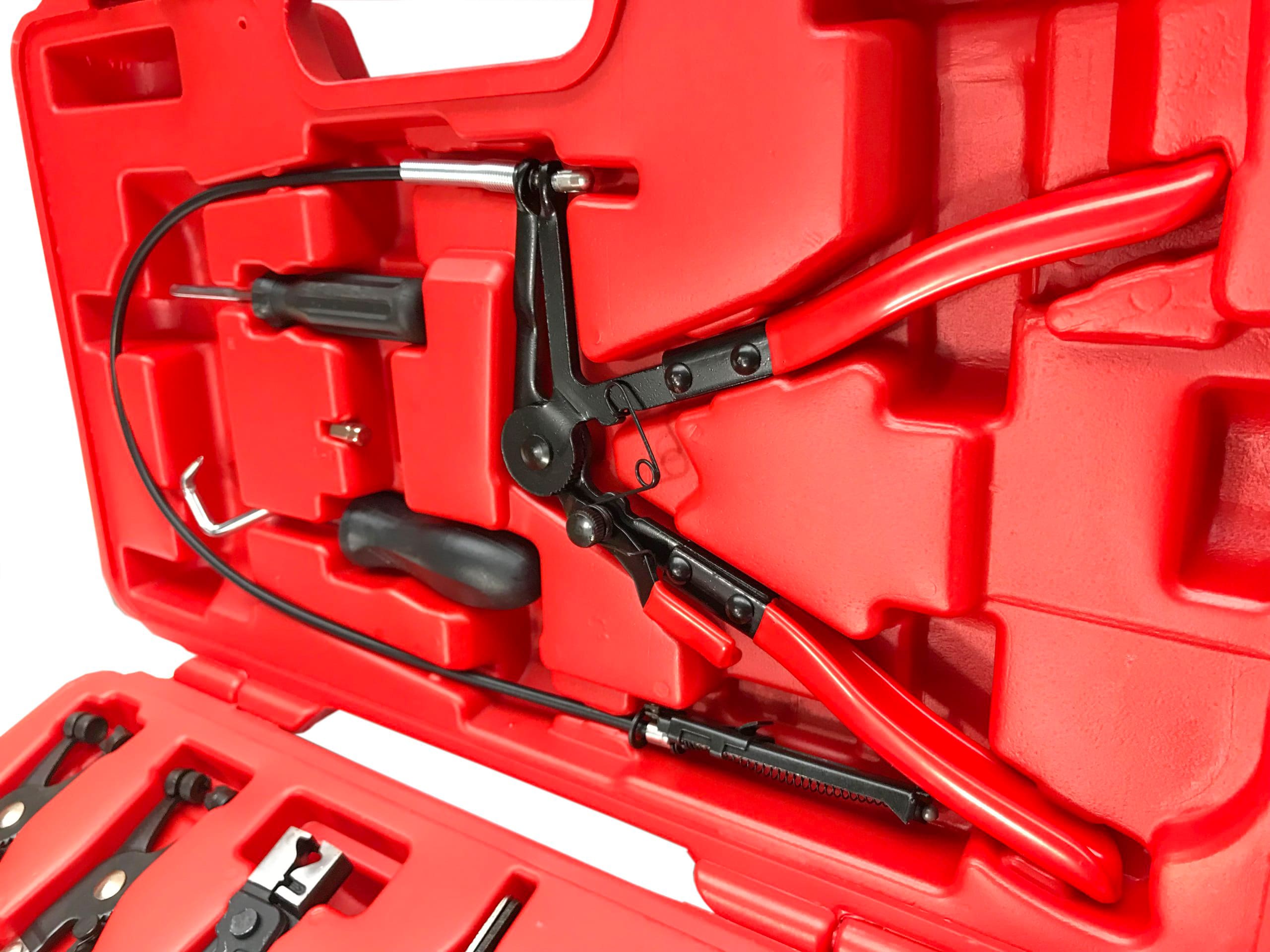 Vízcső bilincs fogó szett 9db-os Verke bilincs fogó készlet