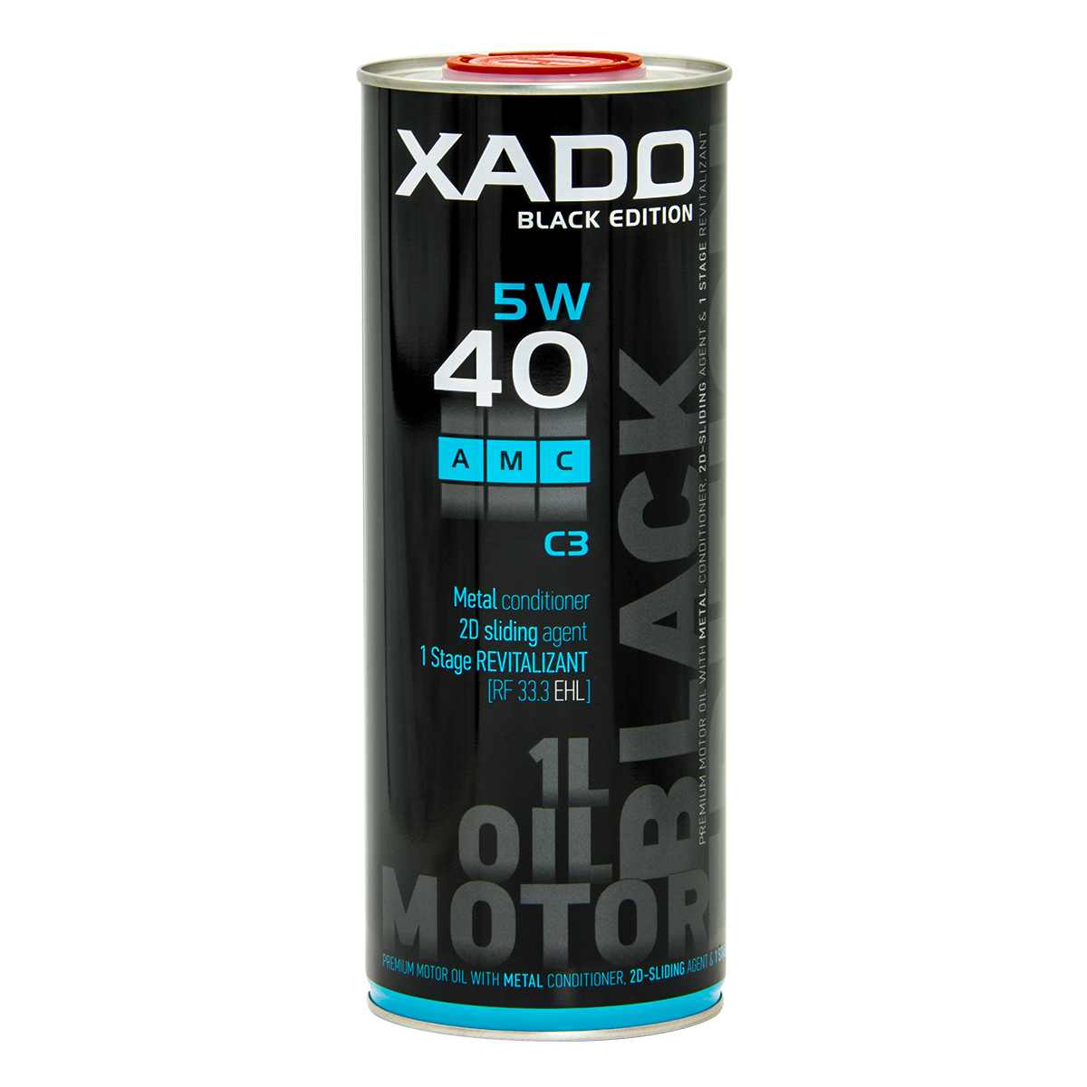 Motorolaj 5W-40 1L XADO Atomic Oil 5W-40 C3 AMC Black Edition