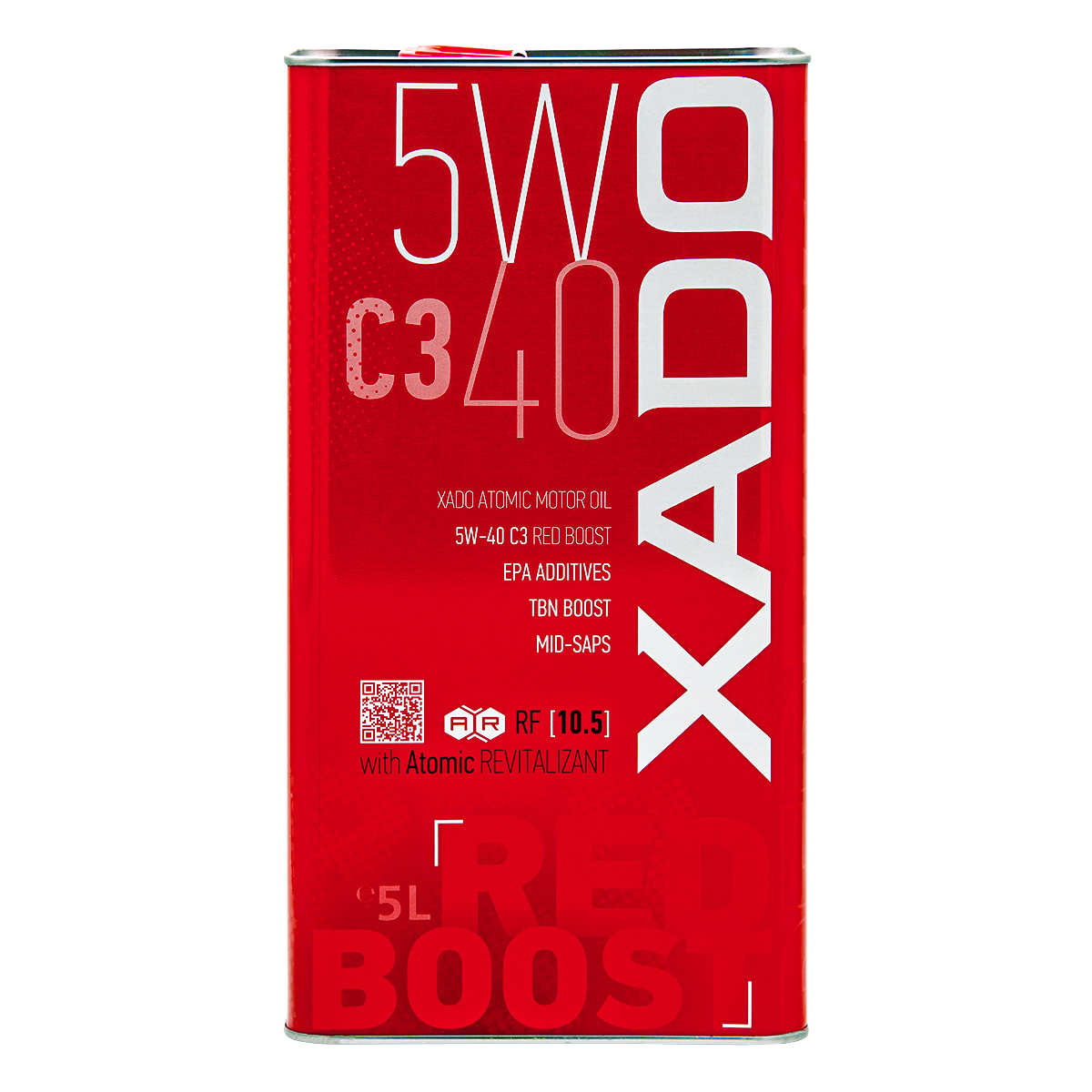 Motorolaj 5W-40 5L Xado Atomic Oil Red Boost 5W-40 C3 5L