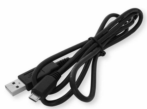 Micro usb kábel töltőhöz - Fekete
