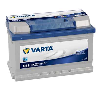 Akkumulátor Varta Blue - 12v 72ah -   - jobb+ alacsony