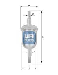 UFI üzemanyagszűrő 