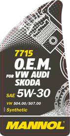 új mannol audi vw skoda motorolaj részecskeszűrő 5w30 oem