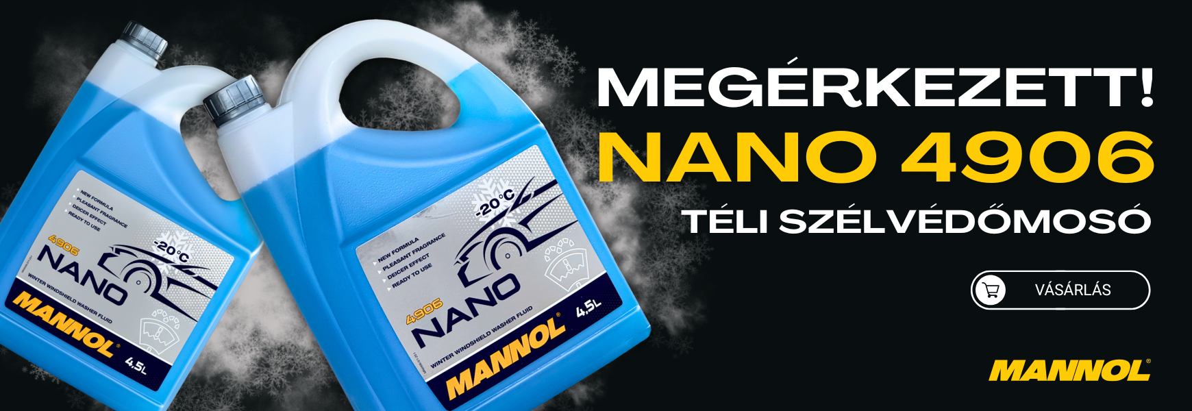MANNOL NANO 4906 téli szélvédőmosó