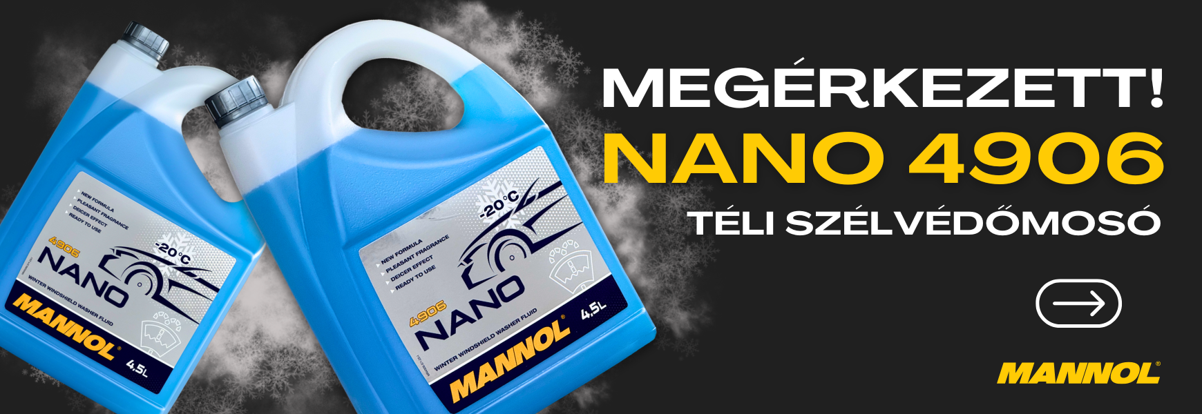 MANNOL NANO 4906 téli szélvédőmosó