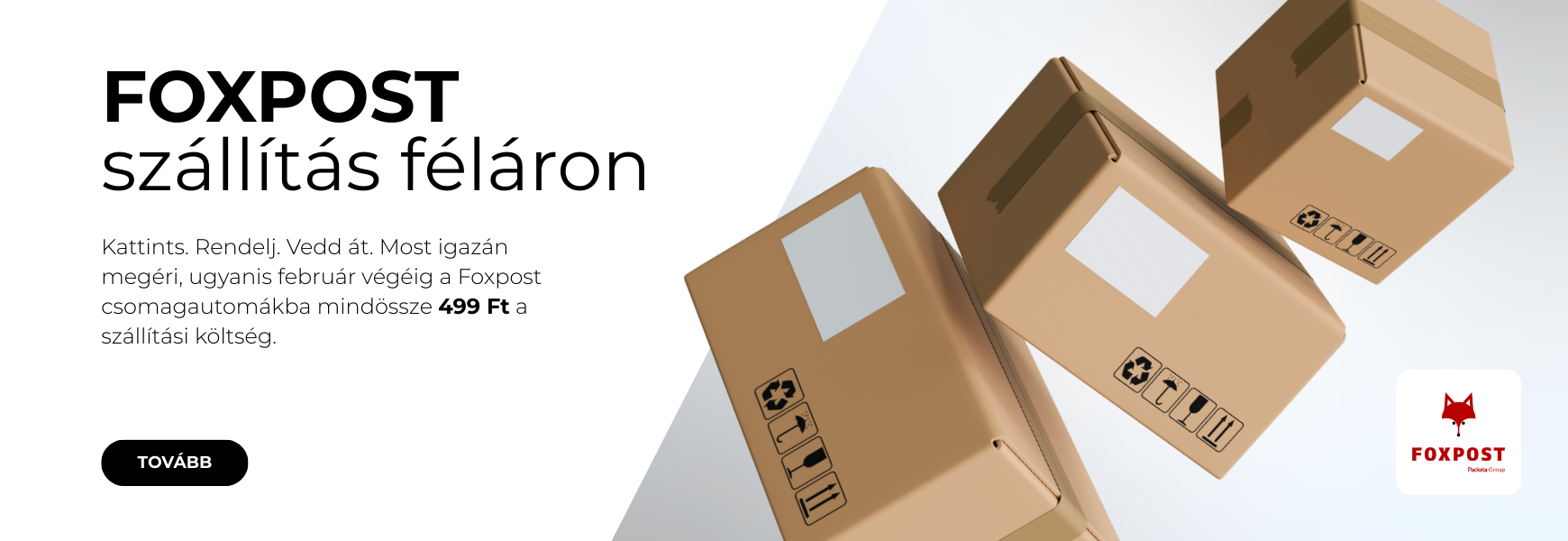 Foxpost csomagautomata akció