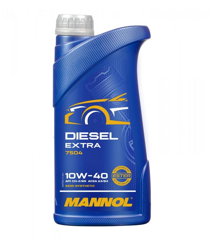 Motorolaj 10W-40 1L MANNOL Diesel Extra 10W-40 7504