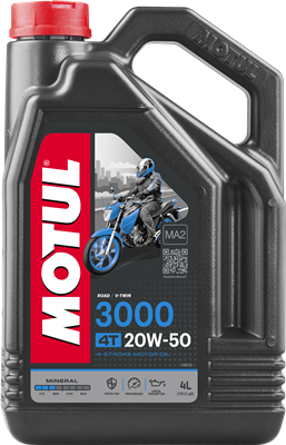 Motorolaj 20W-50 4L MOTUL 3000 4T 20W-50 4L