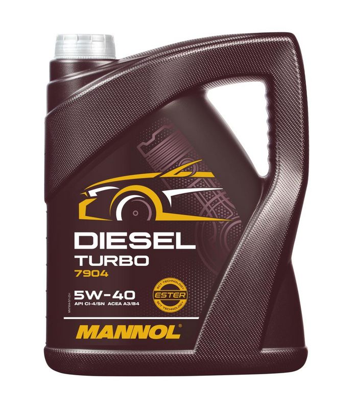 Motorolaj 5W-40 5L MANNOL Diesel Turbo 5W-40 7904