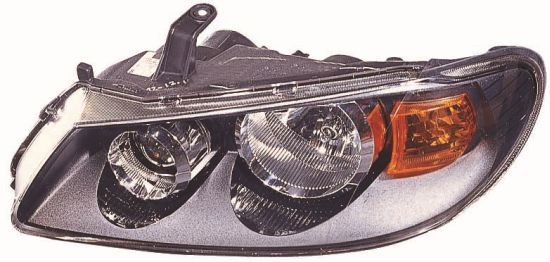Fényszóró 2H7 bal, fekete házas (motoros) DEPO R 