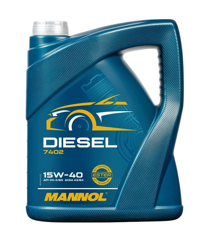 Motorolaj 15W-40 5L MANNOL Diesel 15W-40 7402