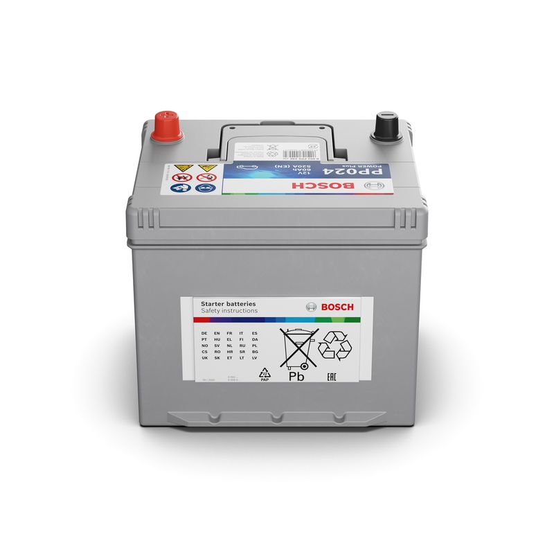Akkumulátor Bosch Power Plus - 12V 60 Ah jobb+ "ázsiai"