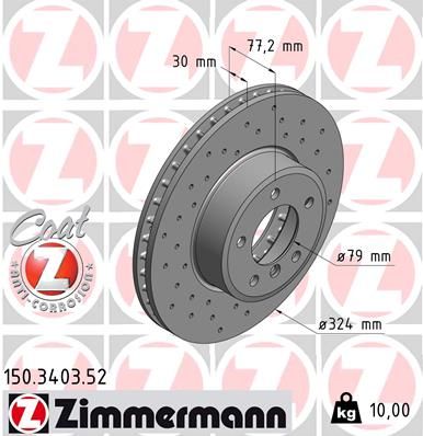 Zimmermann féktárcsa 