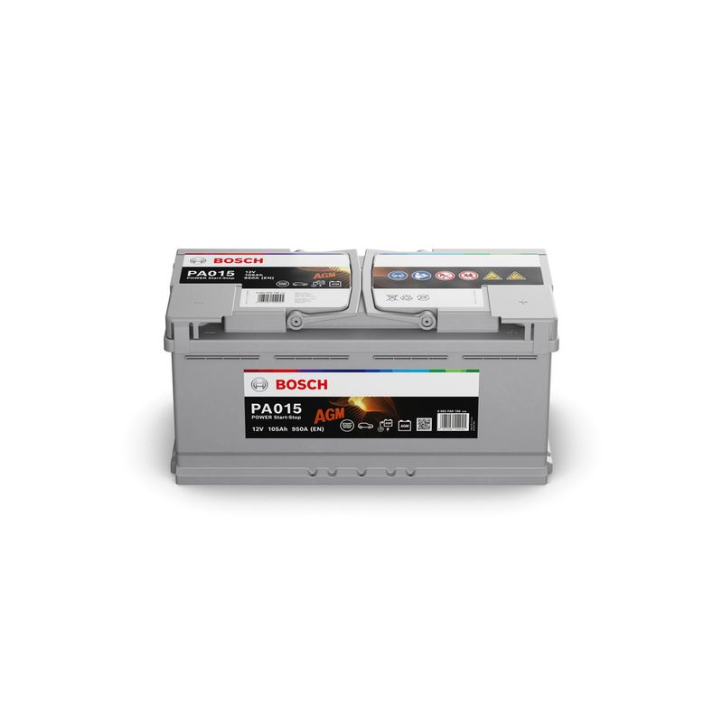 Indító Akkumulátor Bosch Power Start-Stop AGM PA015 105Ah 950A