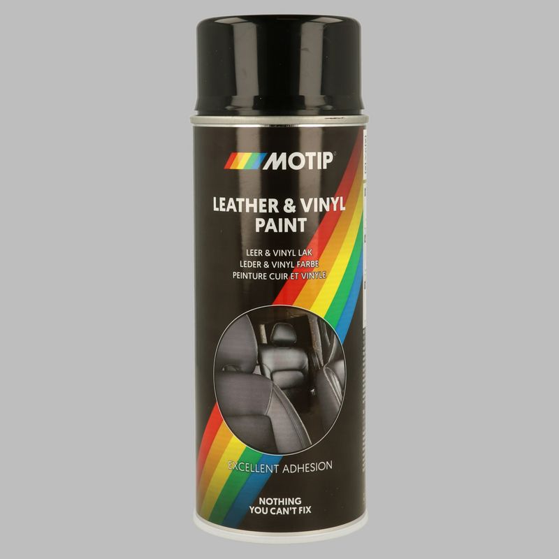 Bőr és vinilfesték Motip Leather & Vinyl paint fekete 400ml