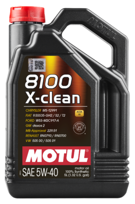 MOTOROLAJ 5W-40 5L MOTUL 8100 X-clean 5W-40 5L